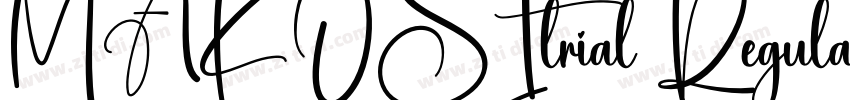 MAKOSItrial Regular字体转换